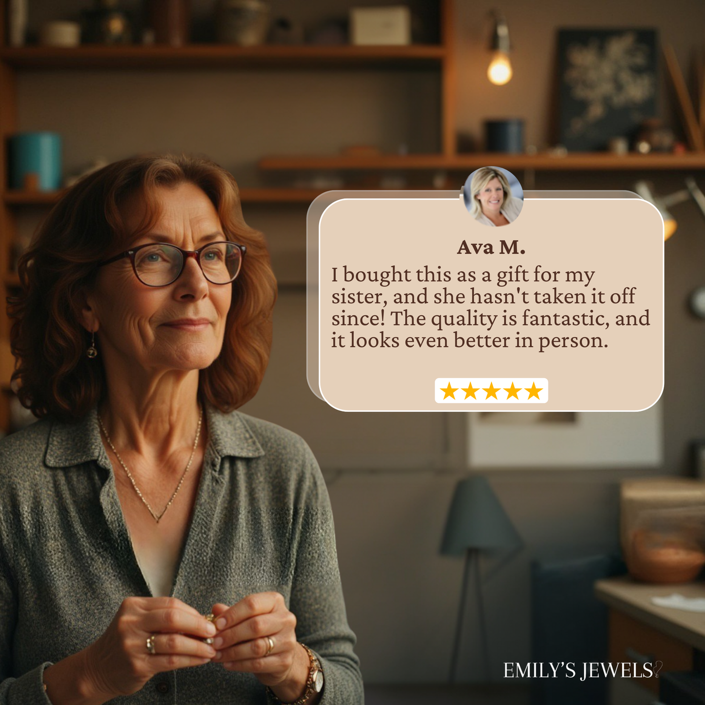 Elena - Wintageowy Srebrny Pierścionek z Złotym Połyskiem