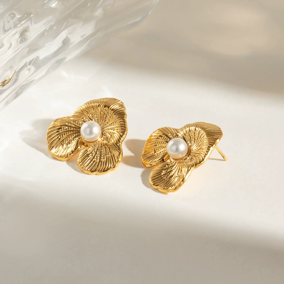 Kolczyki Klara Floral Pearl