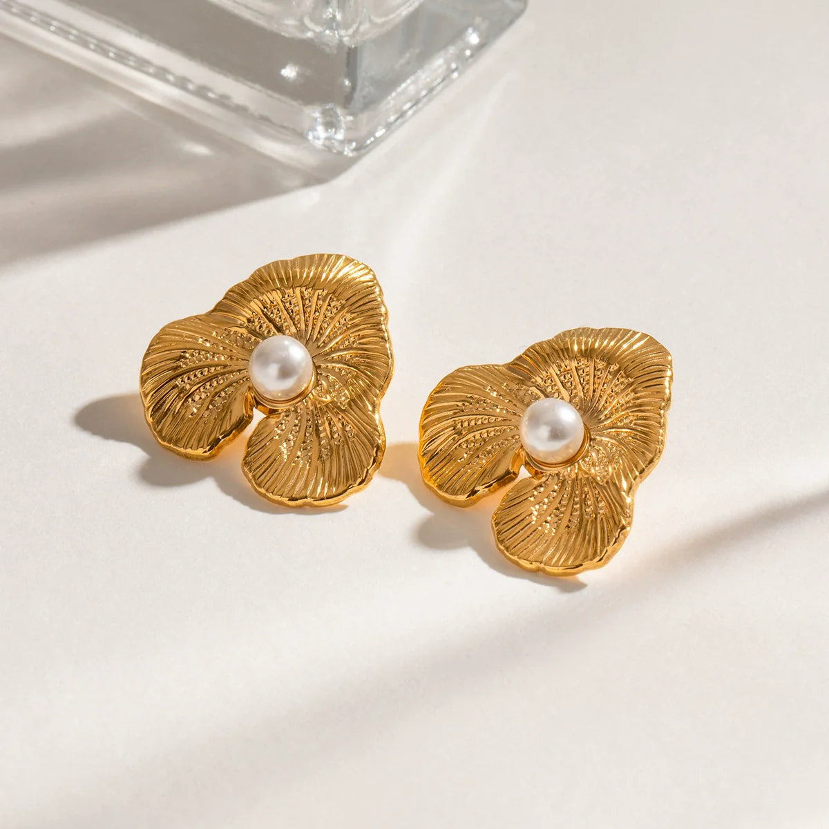 Kolczyki Klara Floral Pearl