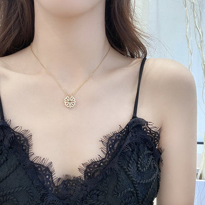 Naszyjnik Czterolistna Koniczyna Miłości