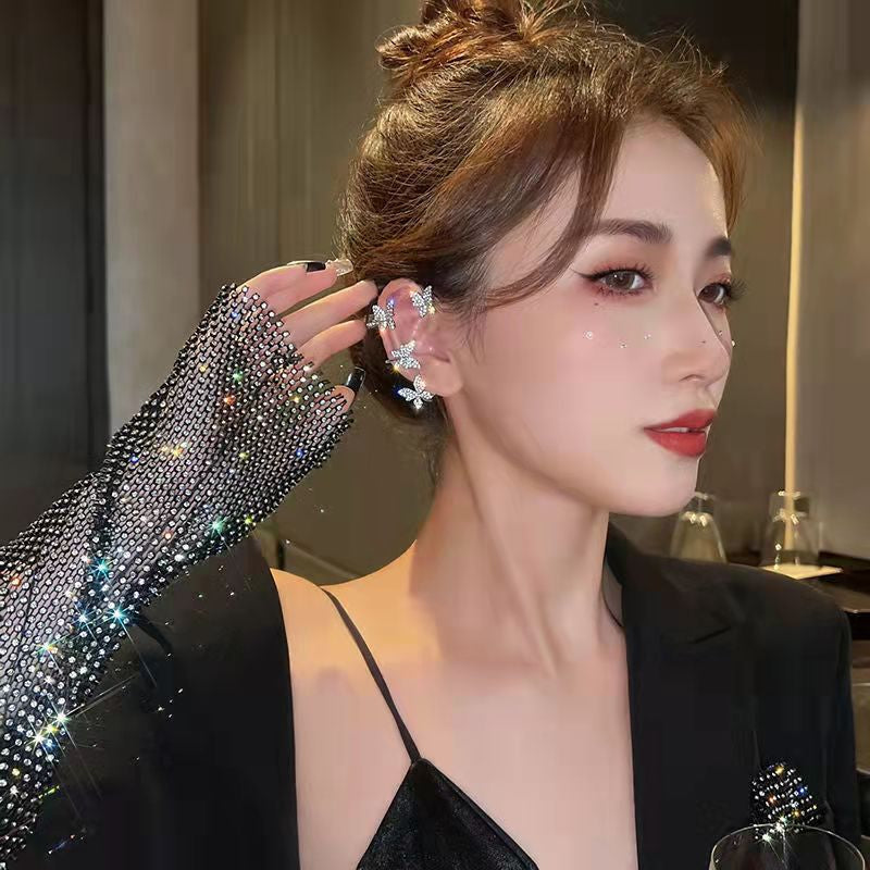 Kolczyki półksiężyce Ogród Motyli