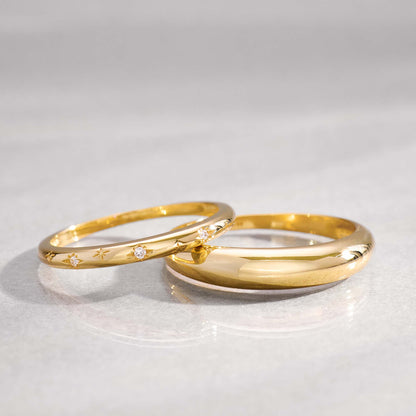 Pierścionek Diamond Slim Dome Ring