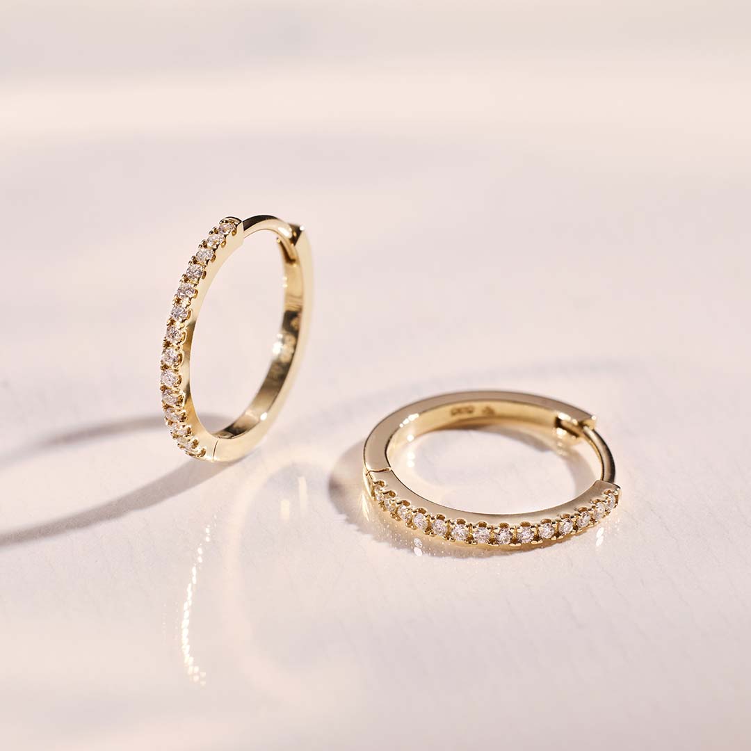 Diamond Huggies (15 mm)