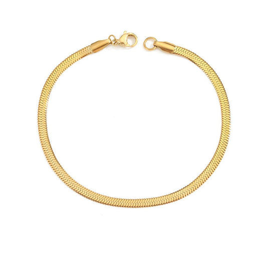 Bransoletka z łańcuszkiem warkoczowym Stella