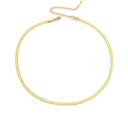 Naszyjnik Stella z łańcuszkiem warkoczowym