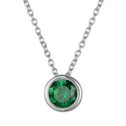 Naszyjnik z kamieniem urodzinowym Lyra