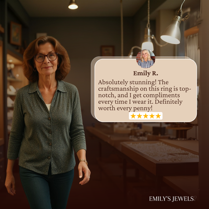 Rocío - Regulowany Pierścionek z Liściem i Białym Opalem