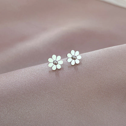 Złote kolczyki Sunflora