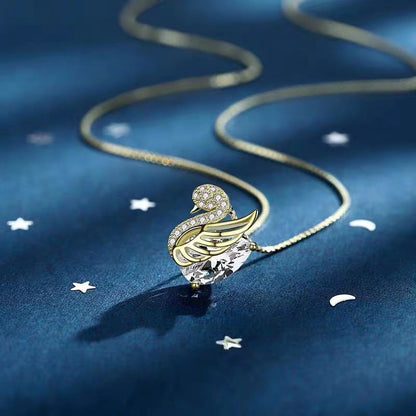 Naszyjnik Kryształowa Łabędź