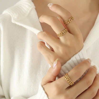 Pierścionek łańcuszkowy Vera