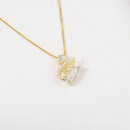 Naszyjnik Kryształowa Łabędź