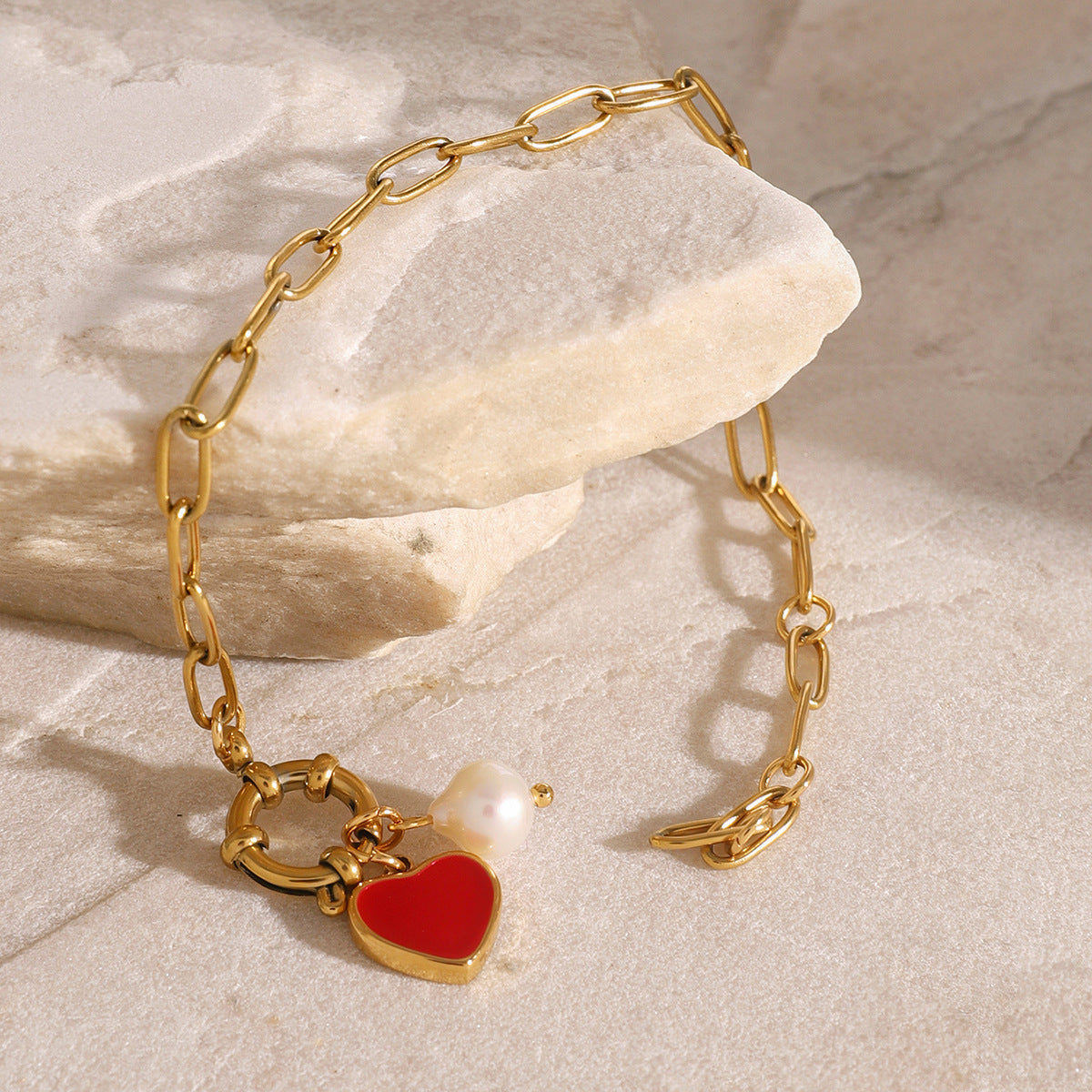 Bransoletka Tanya Heart Pearl
