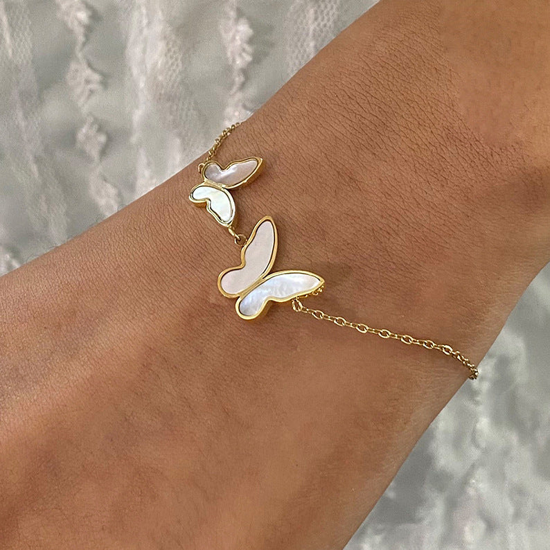 Bransoletka Blaire Butterfly Pearl