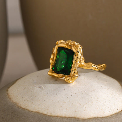Pierścionek Priscilla Emerald Ring