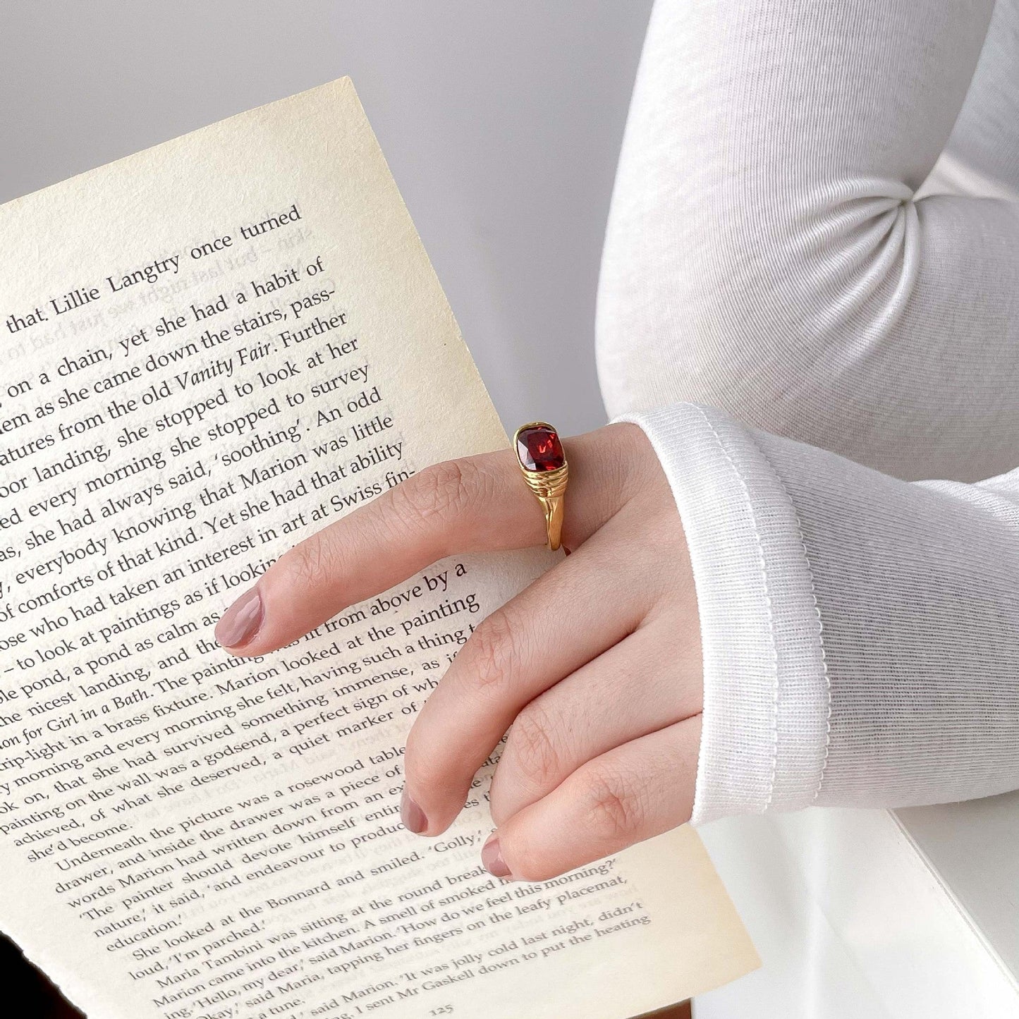 Pierścionek Dziedzictwa Karmazynowy