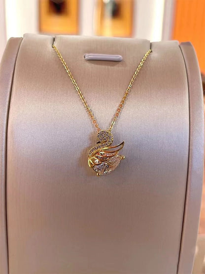 Naszyjnik Kryształowa Łabędź