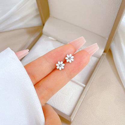 Złote kolczyki Sunflora