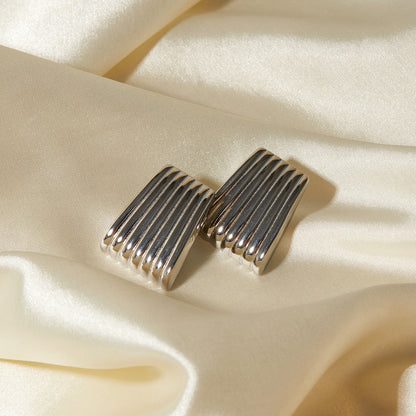 Kolczyki geometryczne 18k eleganckie Antonia