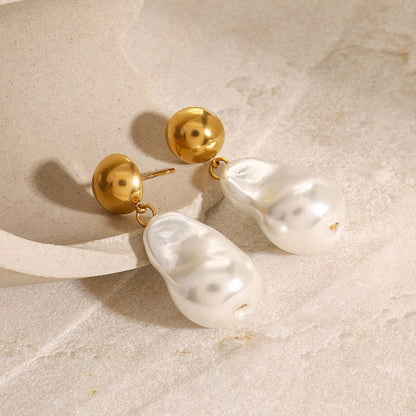 Kolczyki Ariana Chunky Pearl Drop Earrings