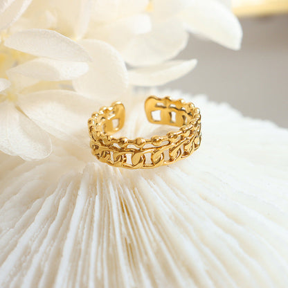 Pierścionek łańcuszkowy Vera