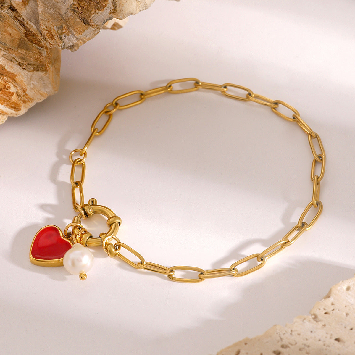 Bransoletka Tanya Heart Pearl