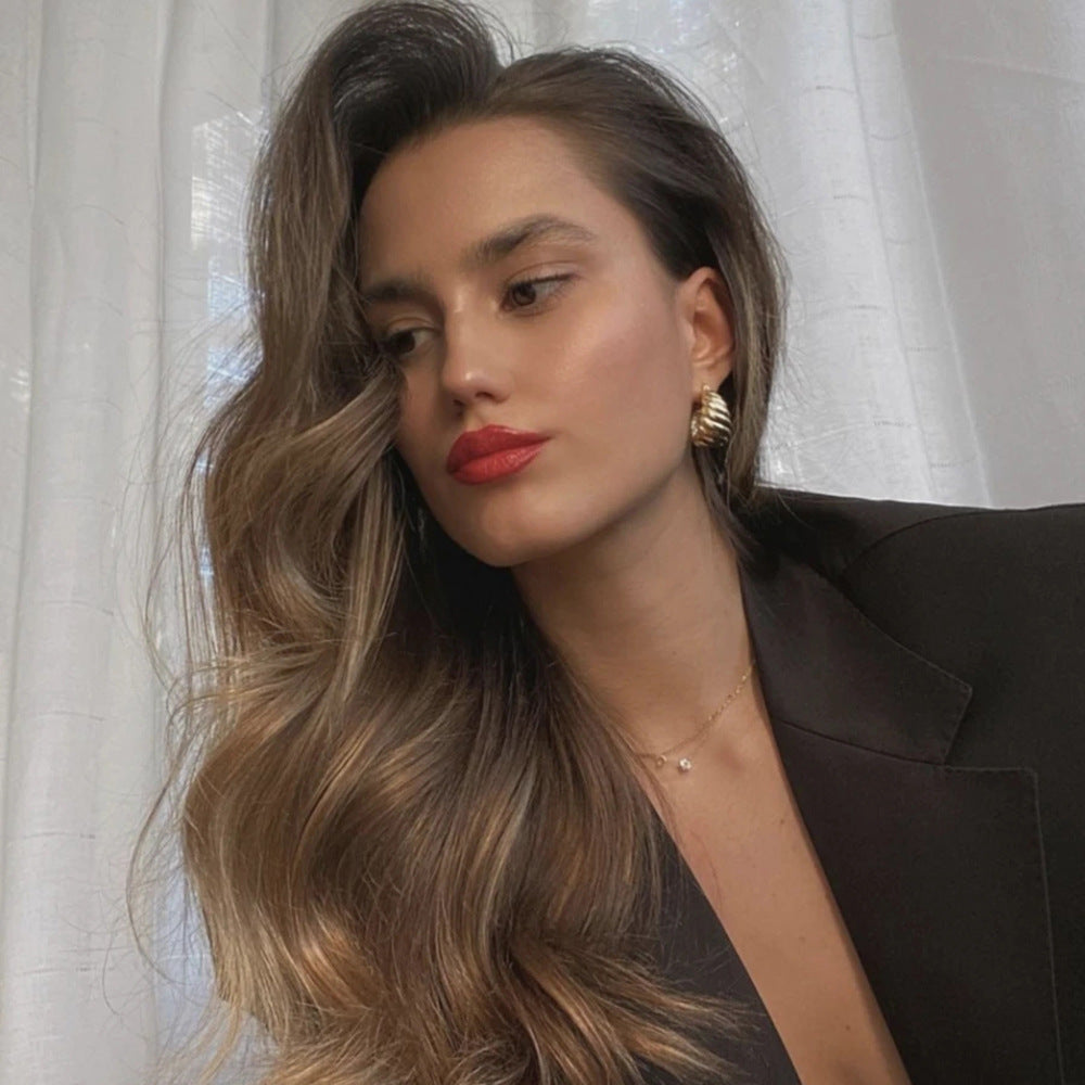 Kolczyki Lina pozłacane 18k – elegancki blask