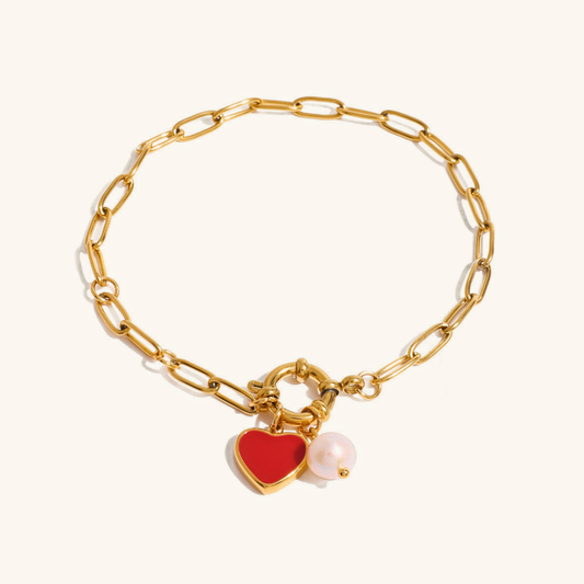 Bransoletka Tanya Heart Pearl
