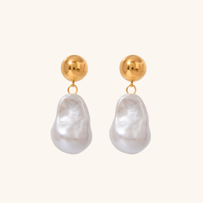 Kolczyki Ariana Chunky Pearl Drop Earrings