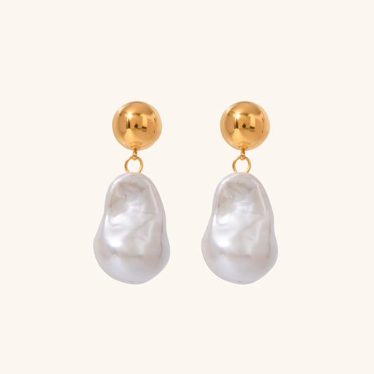 Kolczyki Ariana Chunky Pearl Drop Earrings