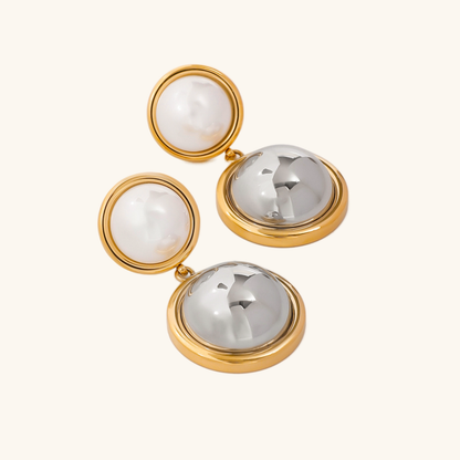 Kolczyki Avery Pearl Dome