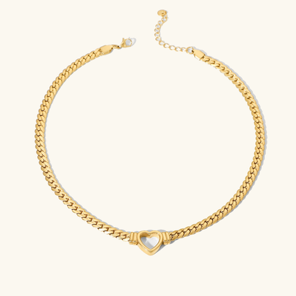 Choker z sercem Vali