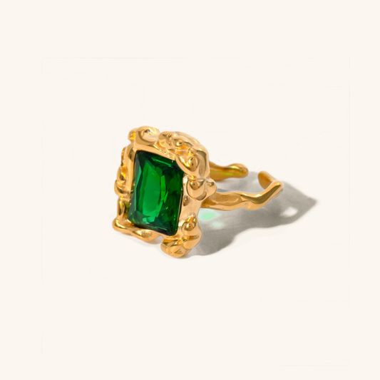 Pierścionek Priscilla Emerald Ring
