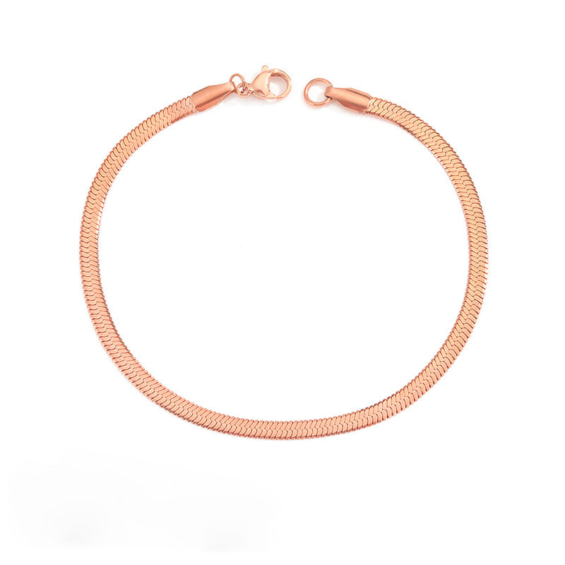 Bransoletka z łańcuszkiem warkoczowym Stella