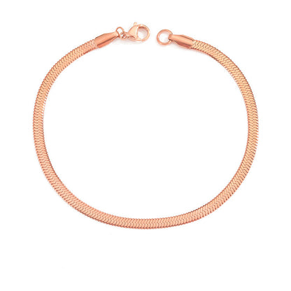 Bransoletka z łańcuszkiem warkoczowym Stella