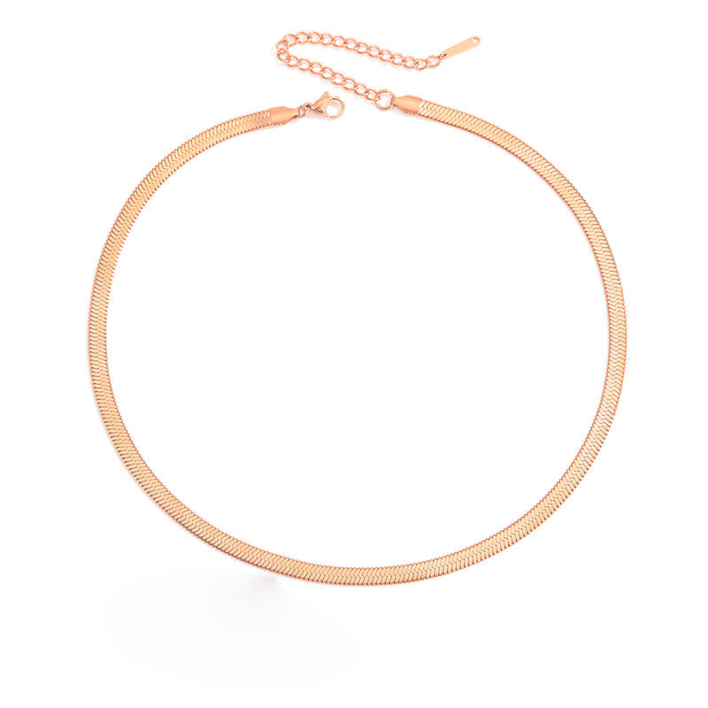 Naszyjnik Stella z łańcuszkiem warkoczowym