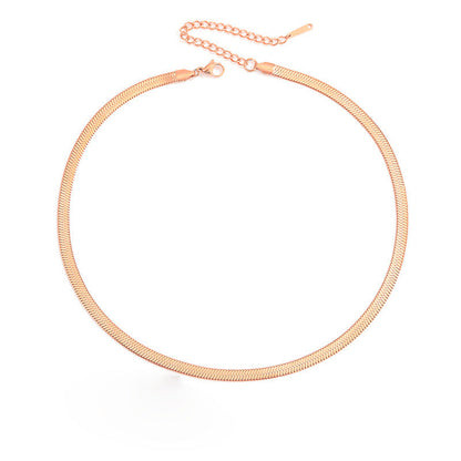 Naszyjnik Stella z łańcuszkiem warkoczowym