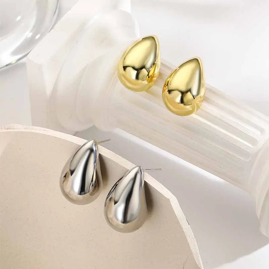 Sofia | Vintage Chunky Teardrop Studs