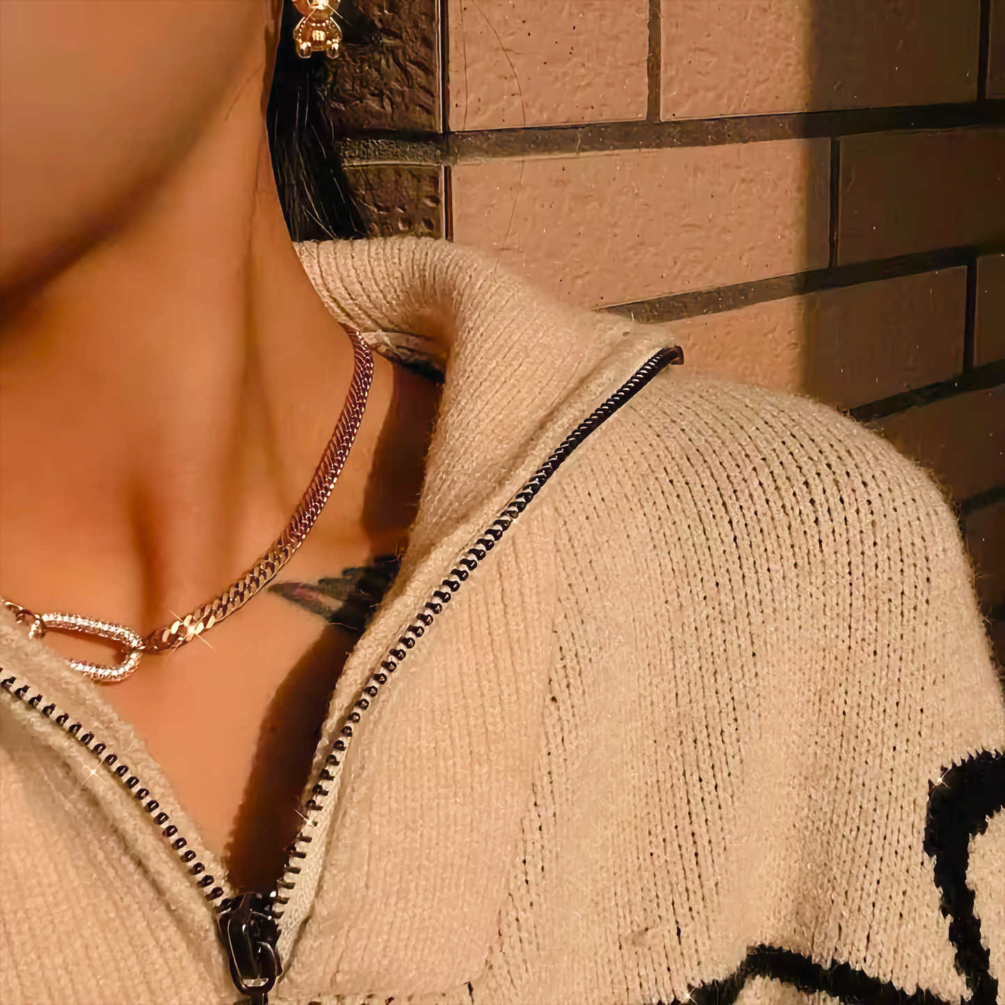 Diamentowy choker Kle