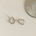 Ayla | Koreańskie srebrne szpilki Hoop Studs