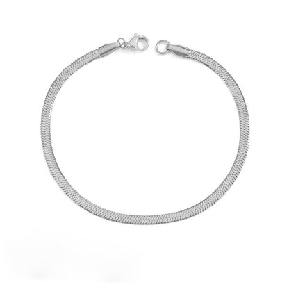 Bransoletka z łańcuszkiem warkoczowym Stella