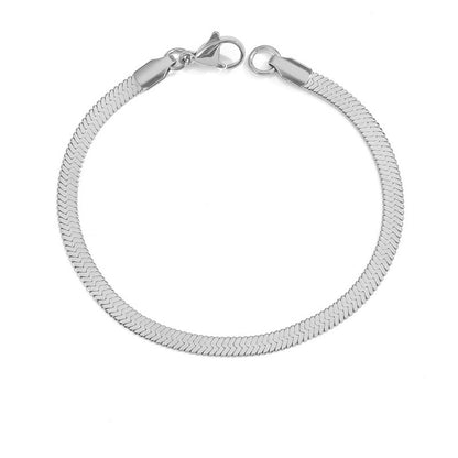 Bransoletka z łańcuszkiem warkoczowym Stella