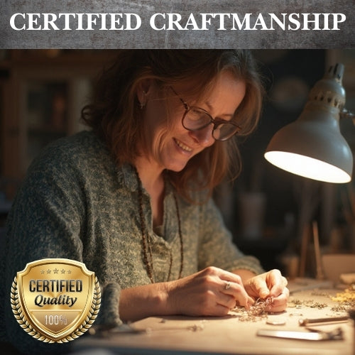 Valeria - Wintageowy Naszyjnik z Wisiorkiem i Perłami