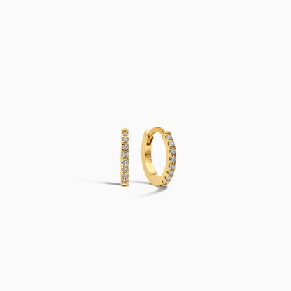Diamond Huggies (10 mm)