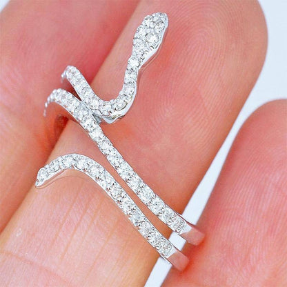 Pierścionek Wąż Gorgon